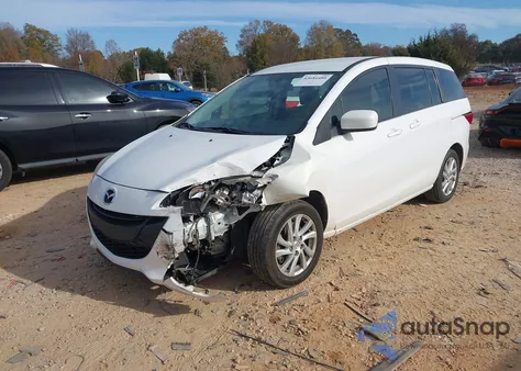 2012 Mazda Mazda5 Sport из США, поврежденный, VIN JM1CW2BL0C0138219